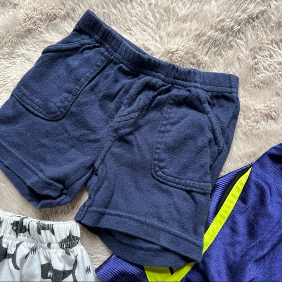 Baby Boy Soft Shorts Lot Bundle (3 pairs) 9-12 months Carters - Picture 4 of 7